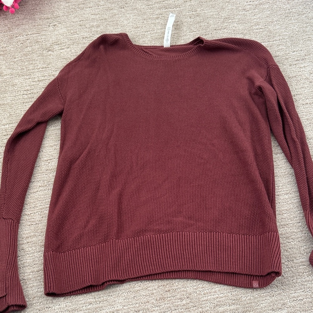 Lululemon Burgundy Sweater